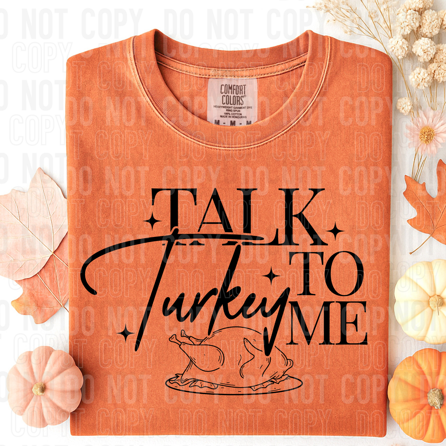 TALK TURKEY TO ME BLACK TRANSFER