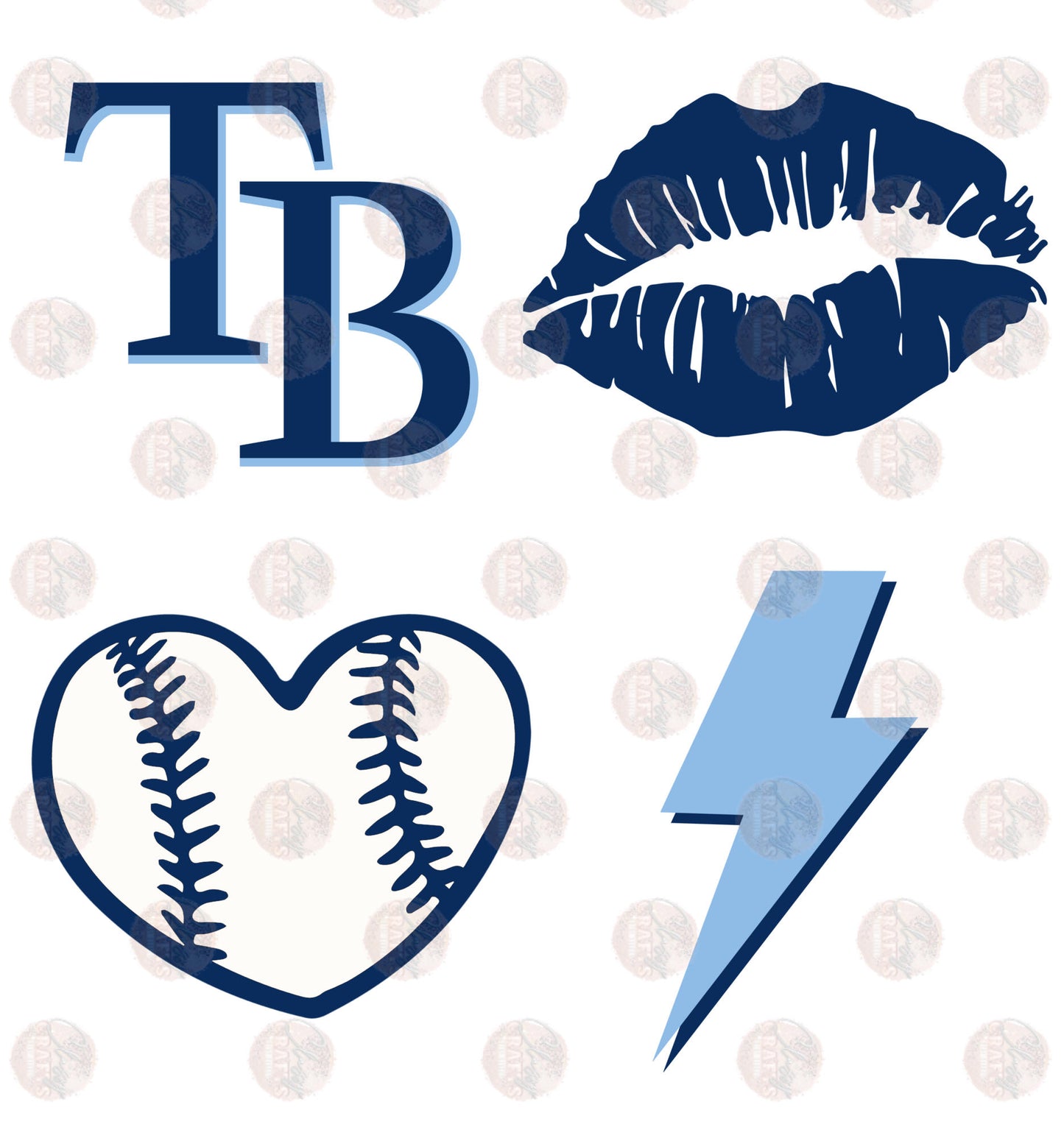 TB Baseball Collage Transfer