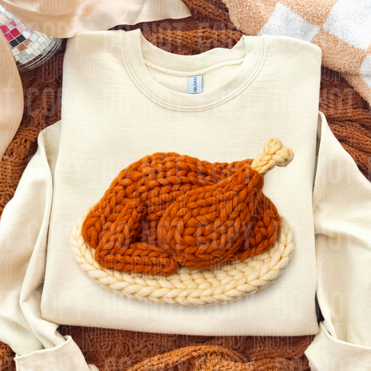THANKSGIVING TURKEY FAUX YARN TRANSFER