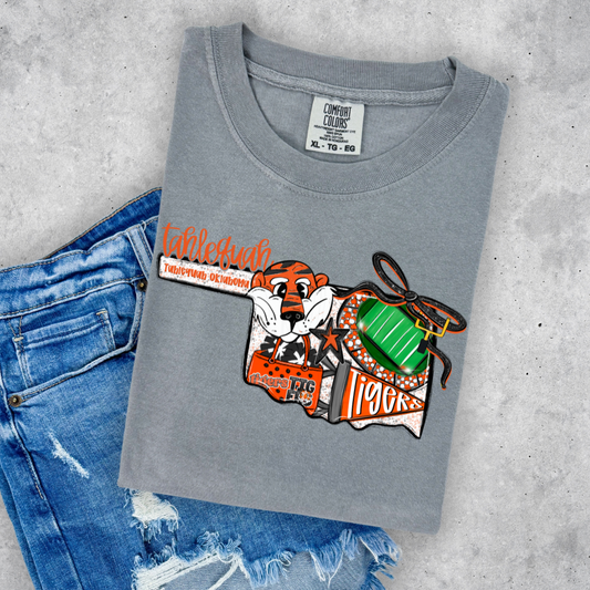 Tahlequah Tigers Game Day Coquette Transfer