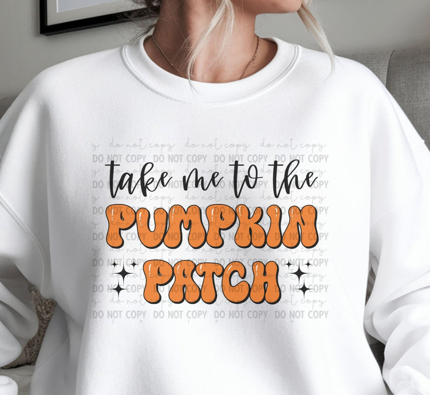 Take Me To The Pumpkin Patch Transfer