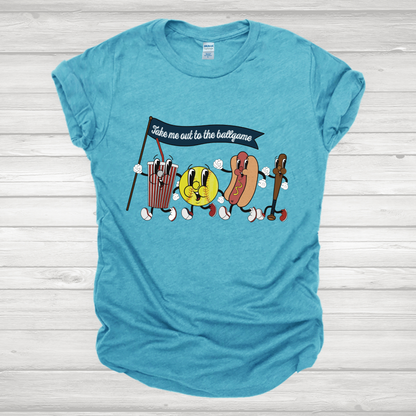 Take Me Out To The Ball Game Vintage Transfer
