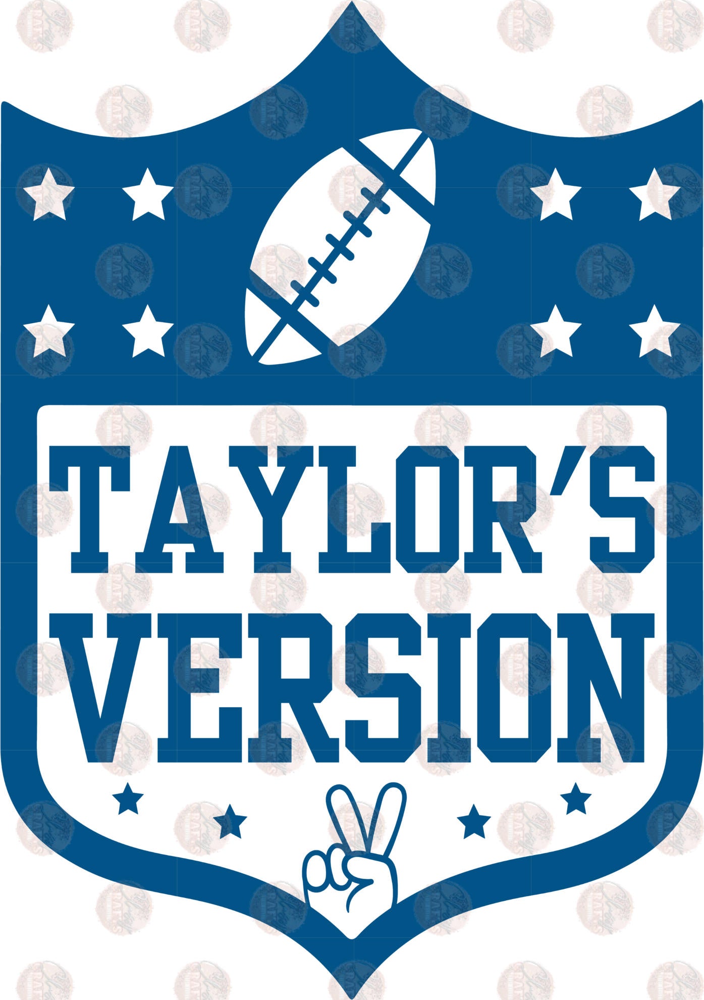 Taylor's Version Blue Transfer