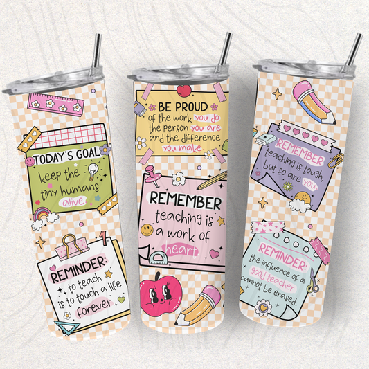 Teacher R Tumbler Wrap Transfer