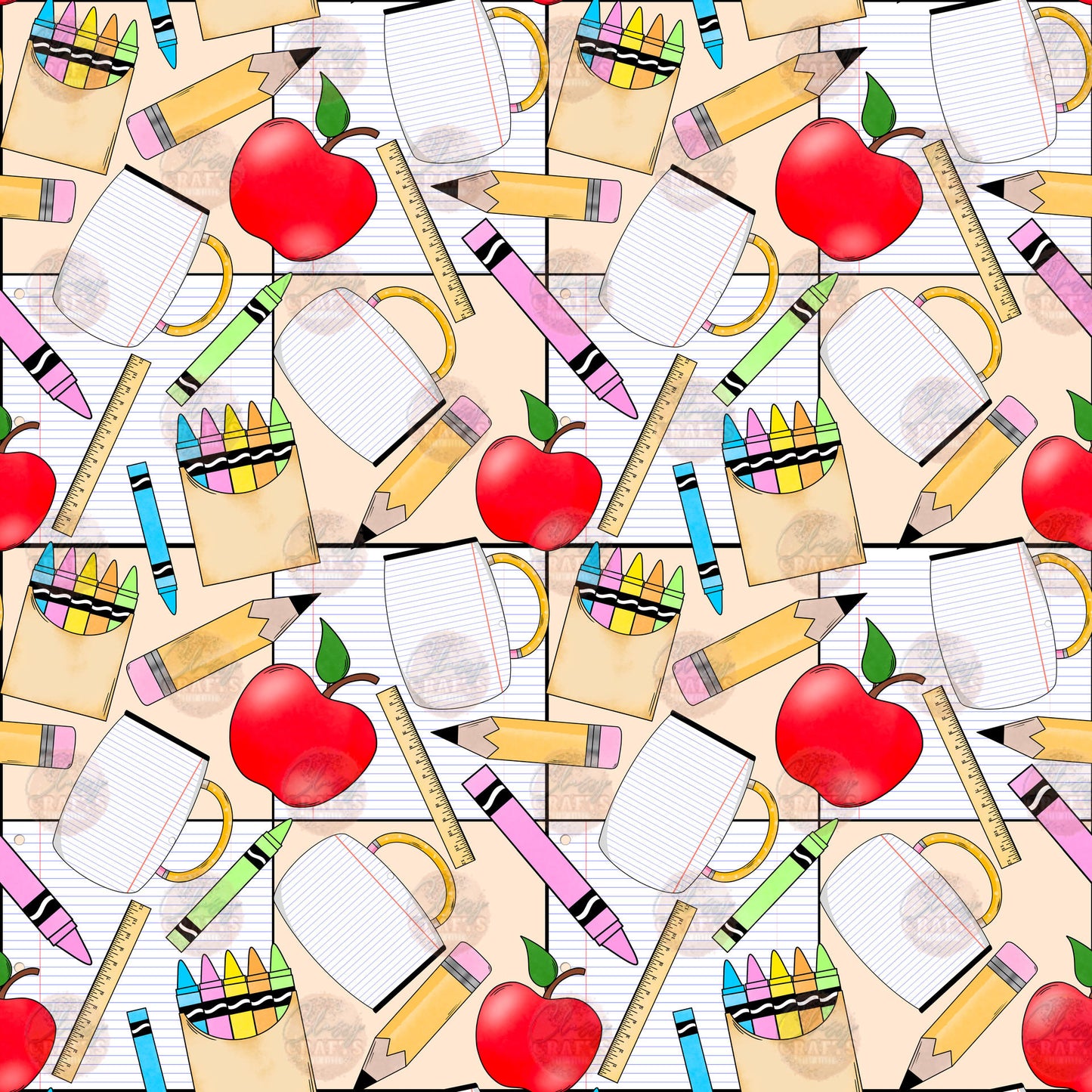 Teacher Mug Seamless Wrap