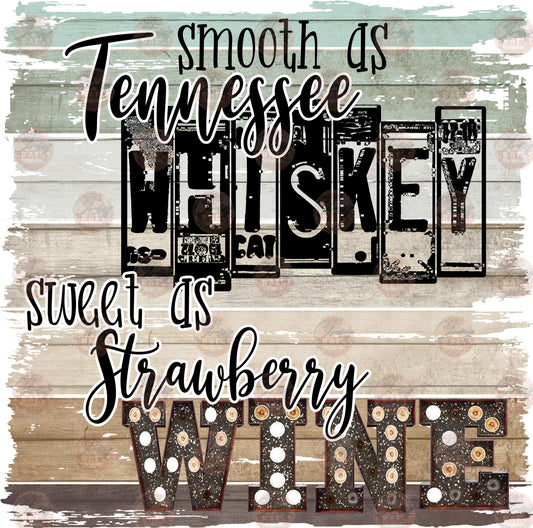 Tennesse & Wine - Sublimation Transfer