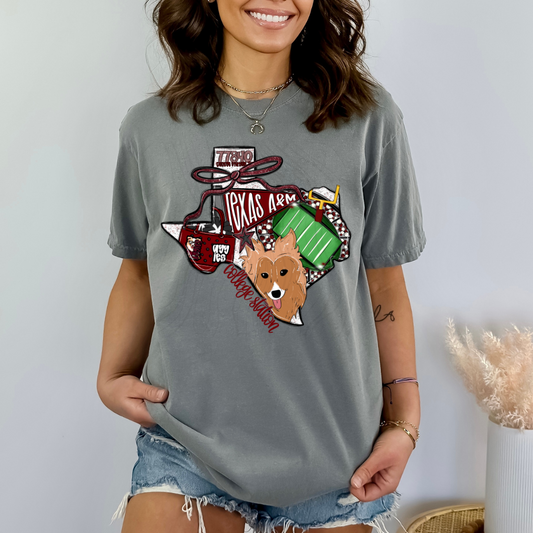 Texas A&M Game Day Coquette Transfer