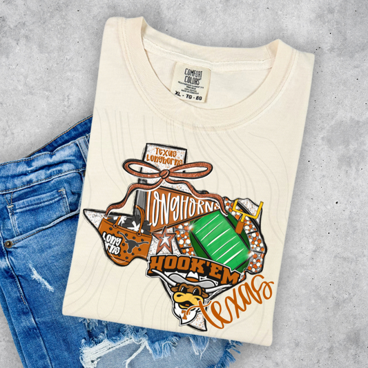 Texas Long Game Day Coquette Transfer