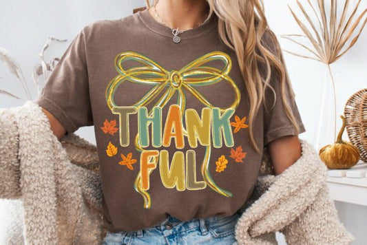 Thankful Bow Transfer