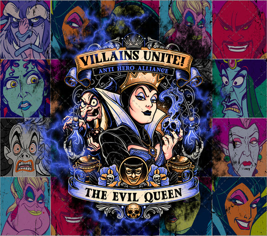 The Evil Queen Tumbler Wrap - Sublimation Transfer