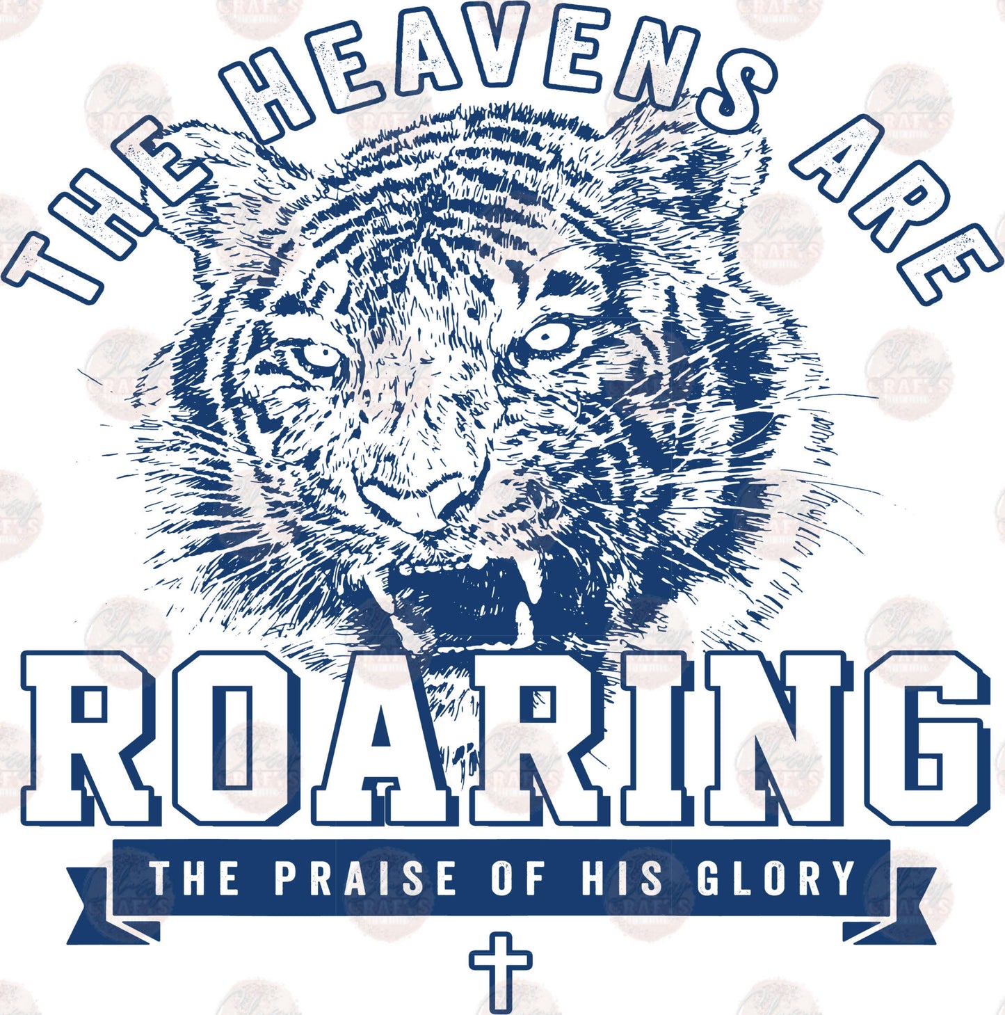 The Heavens Are Roaring Blue Transfer