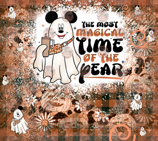 The Most Magical Time Of The Year Tumbler Wrap - Sublimation Transfer