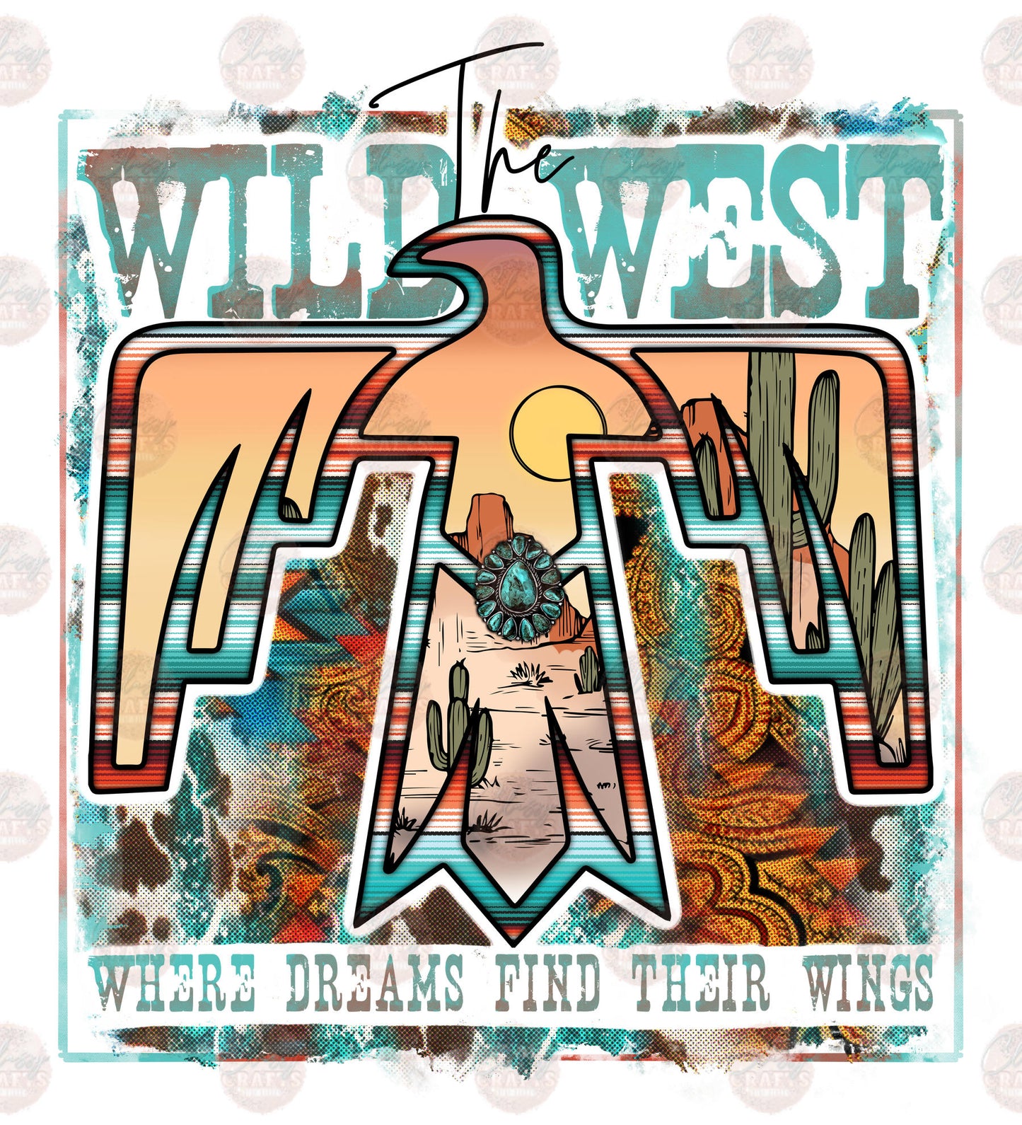 The Wild West - Sublimation Transfer