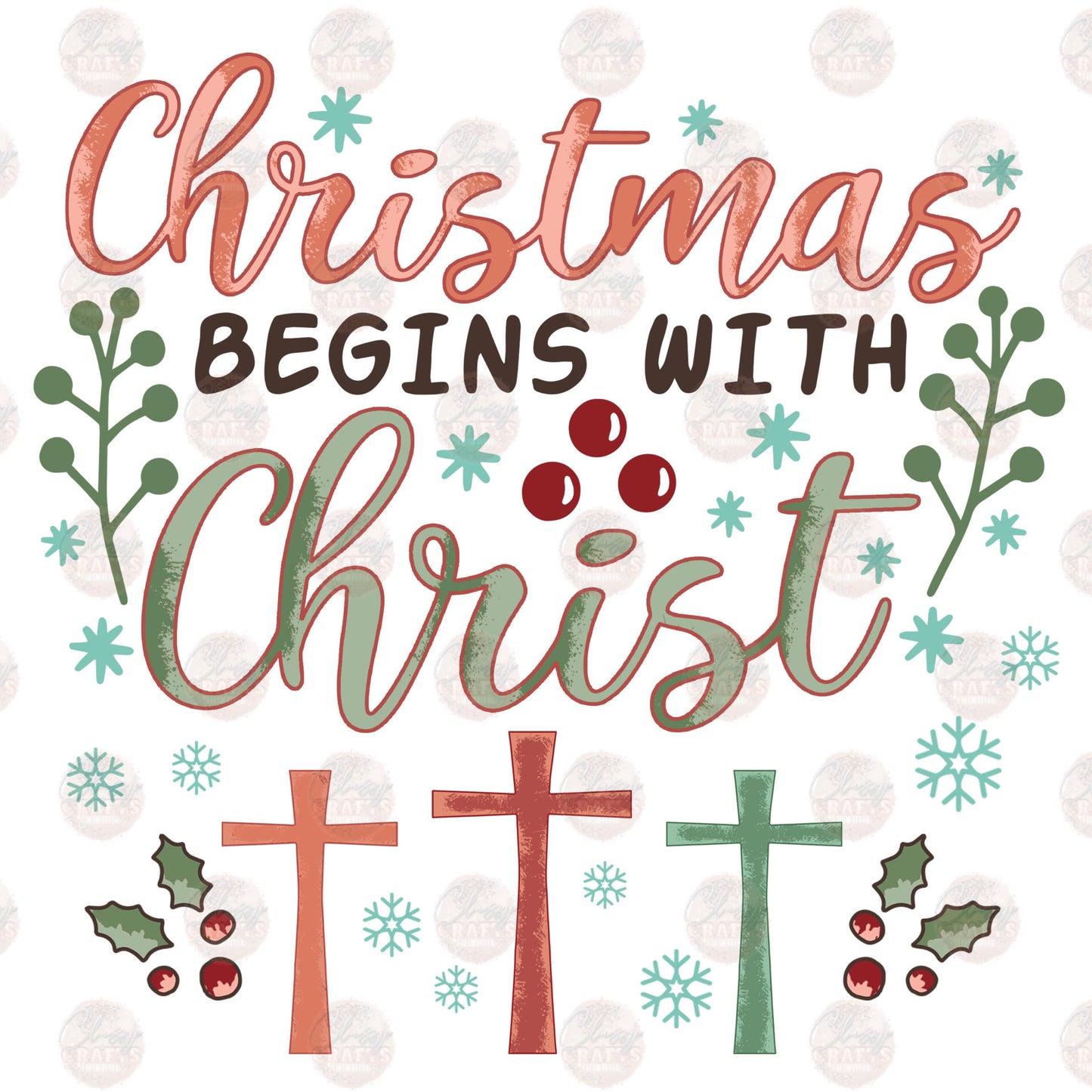 There's Christ In Christmas Transfer