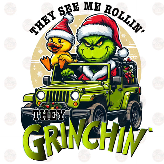 They See Me Rollin - Sublimation Transfers