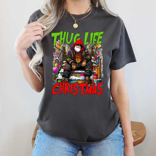 Thug Life Christmas Cool Santa Claus Transfer