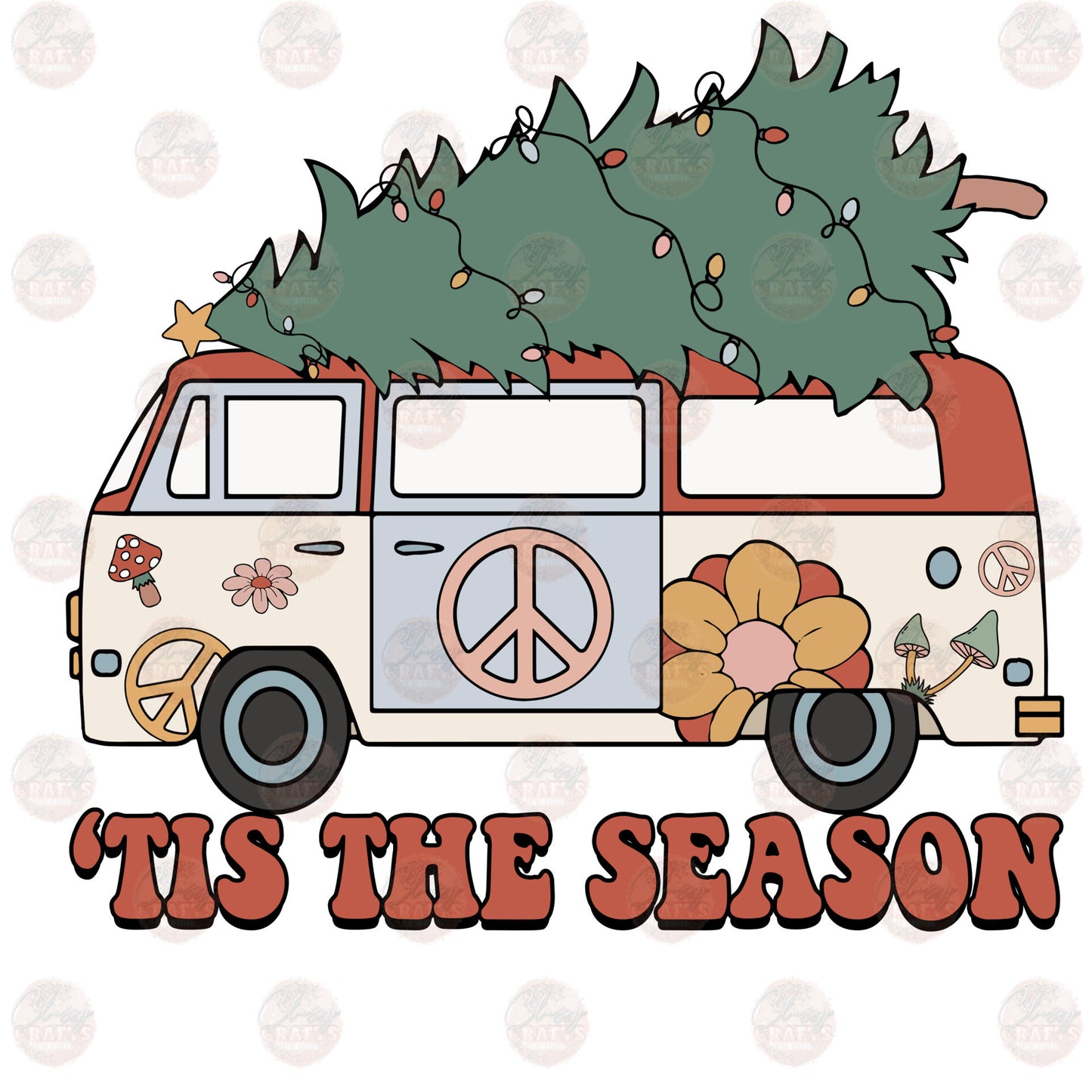 'Tis The Season Groovy Van Transfer