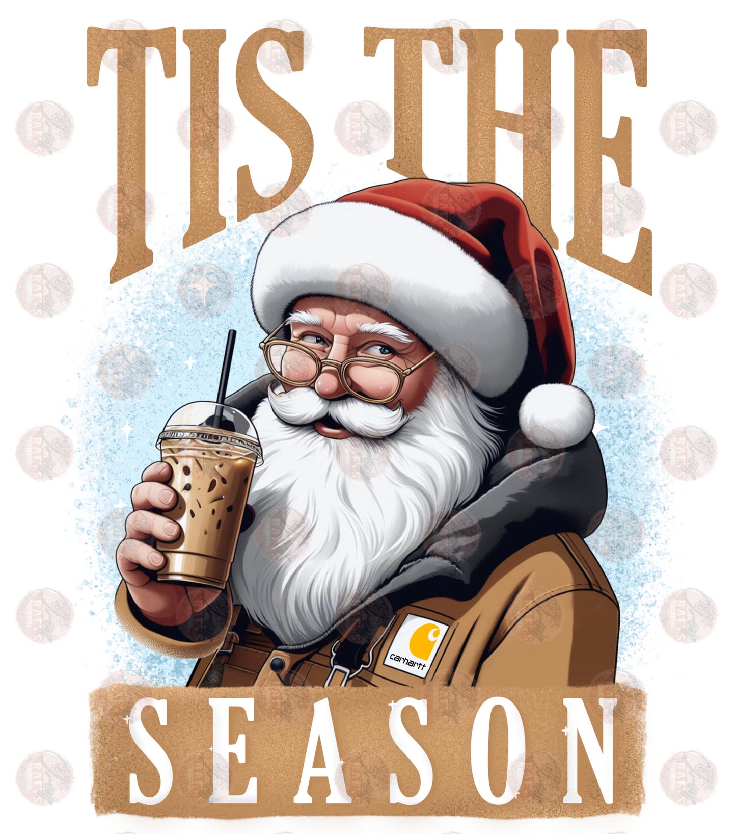 Tis The Season Santa - Sublimation Transfers