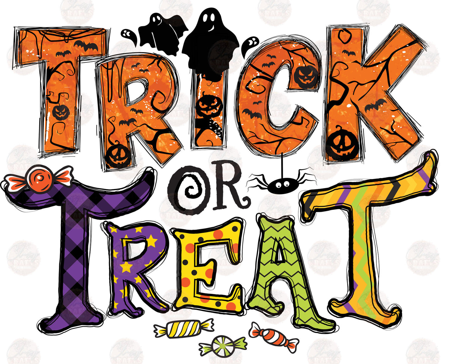 Trick Or Treat Patterns Transfer