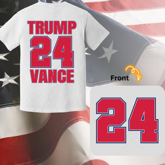 Trump Vance 2024 Transfer ** TWO PART* SOLD SEPARATELY**