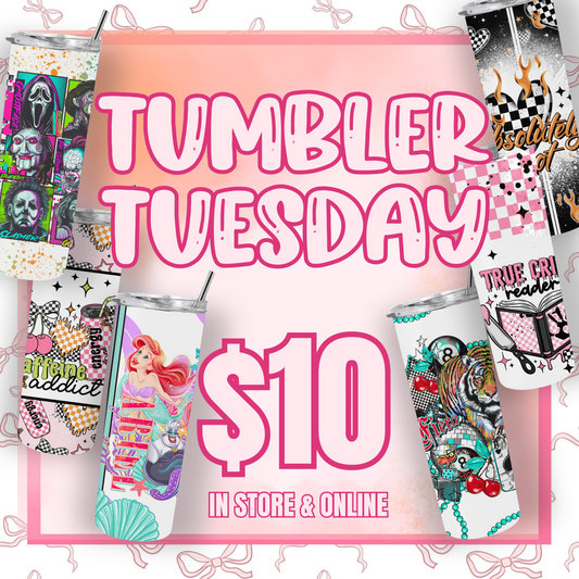 ✨Tumblers Wholesale Priced - Tumbler Tuesday ✨.