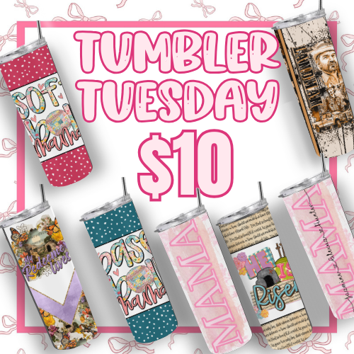 ✨Tumblers Wholesale Priced - Tumbler Tuesday ✨.