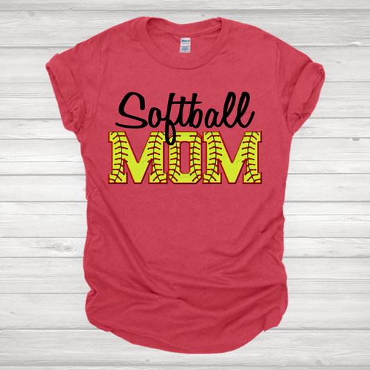 Softball Mom Laces Transfer