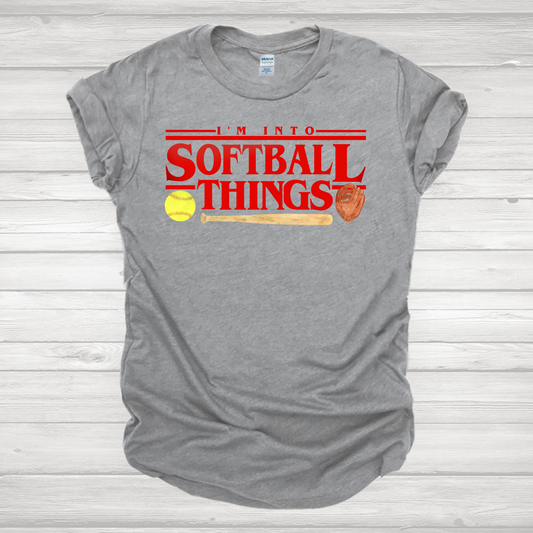 I'm Into Softball Things 2 Transfer