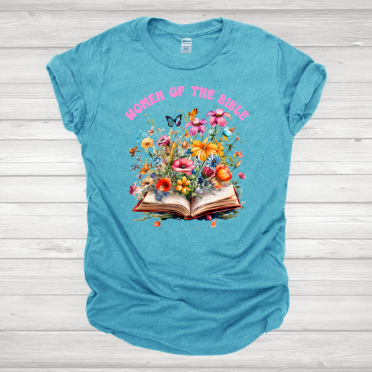 Women Of The Bible Floral Transfer