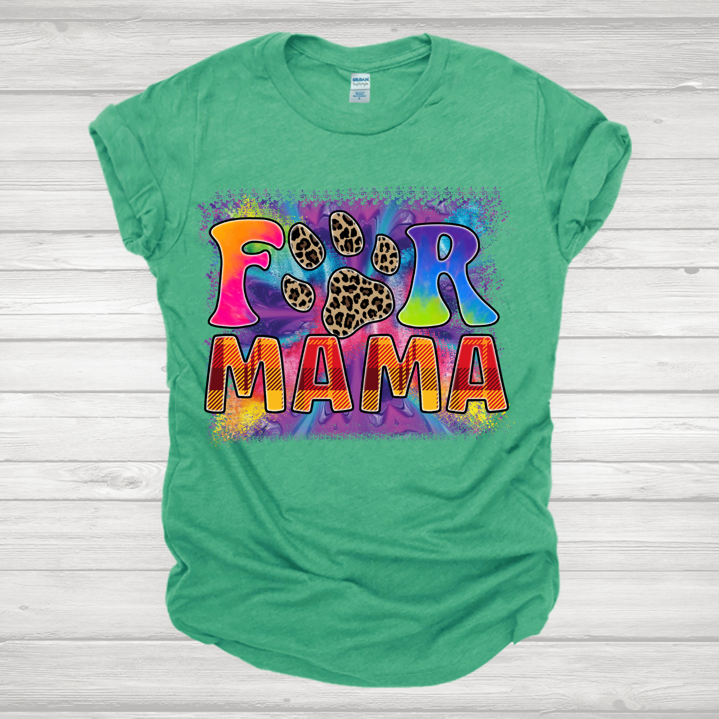 Fur Mama Tie Dye Transfer