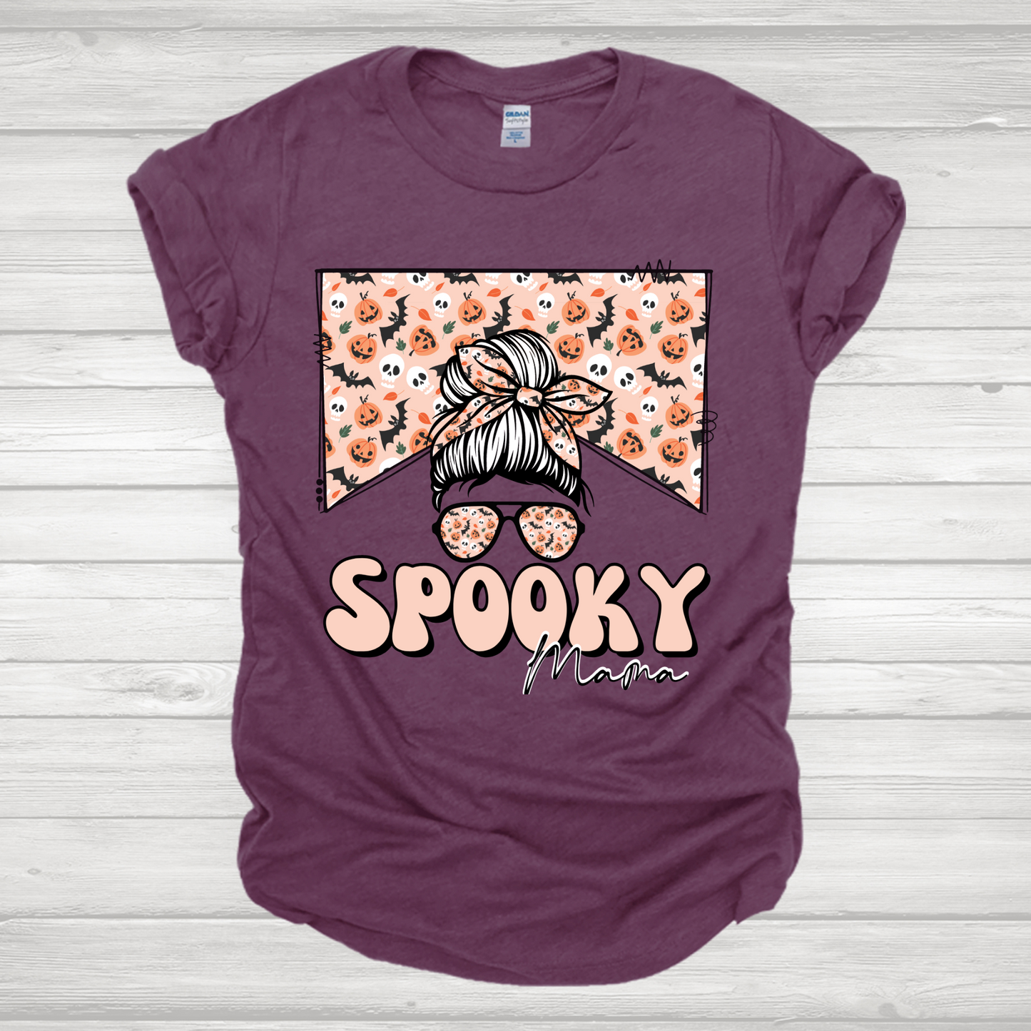 Spooky Mama Top Transfer