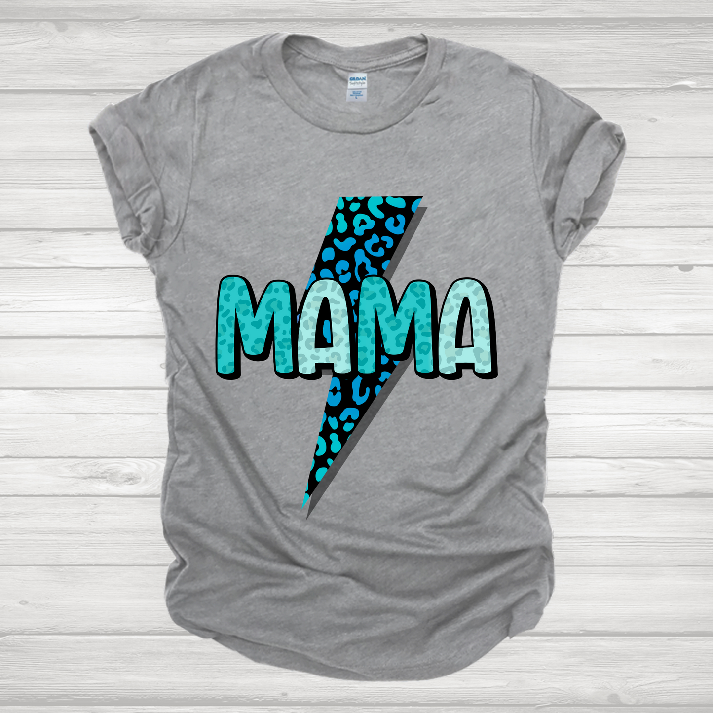 Mama Blue Bolt Transfer