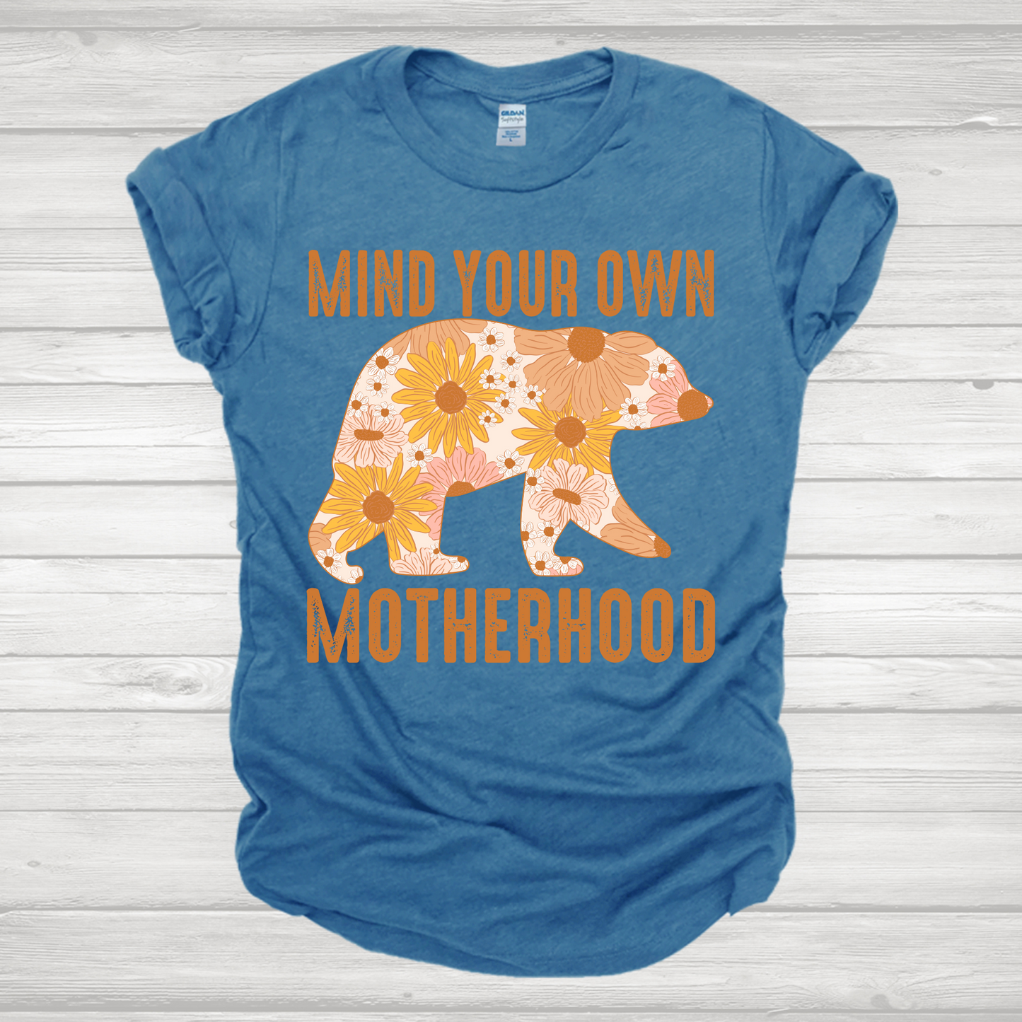 Mind Your Own Motherhood Boho Floral Transfer