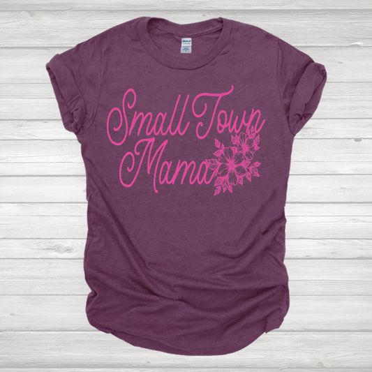 Small Town Mama Pink Transfers