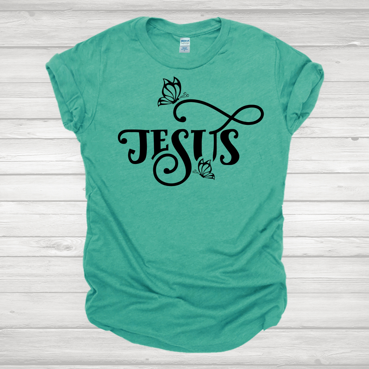 Jesus With Butterflies Transfers