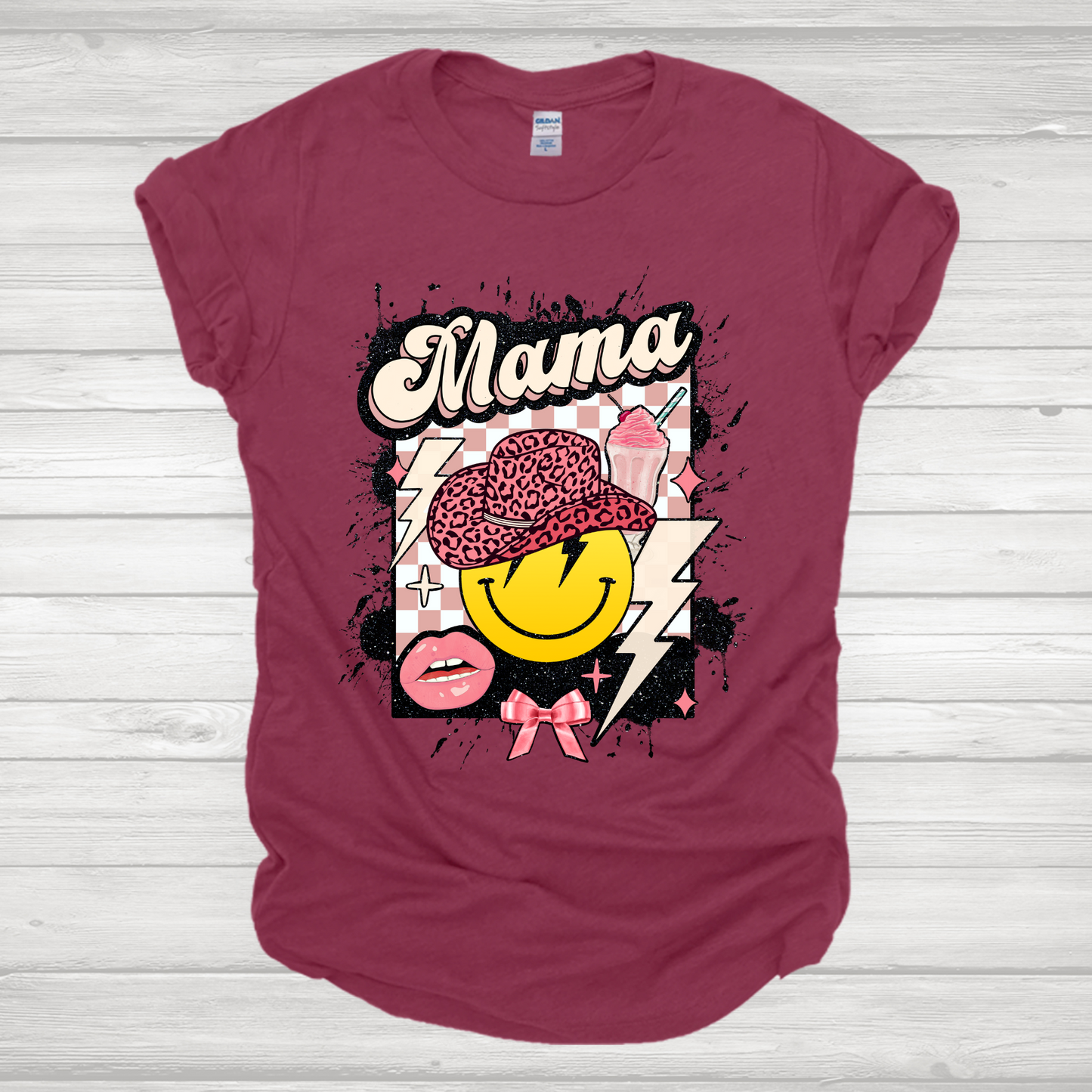 Cowgirl Mama Smiley Transfer