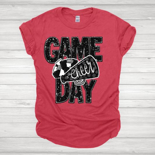 Faux Sequins Game Day Cheer Transfer