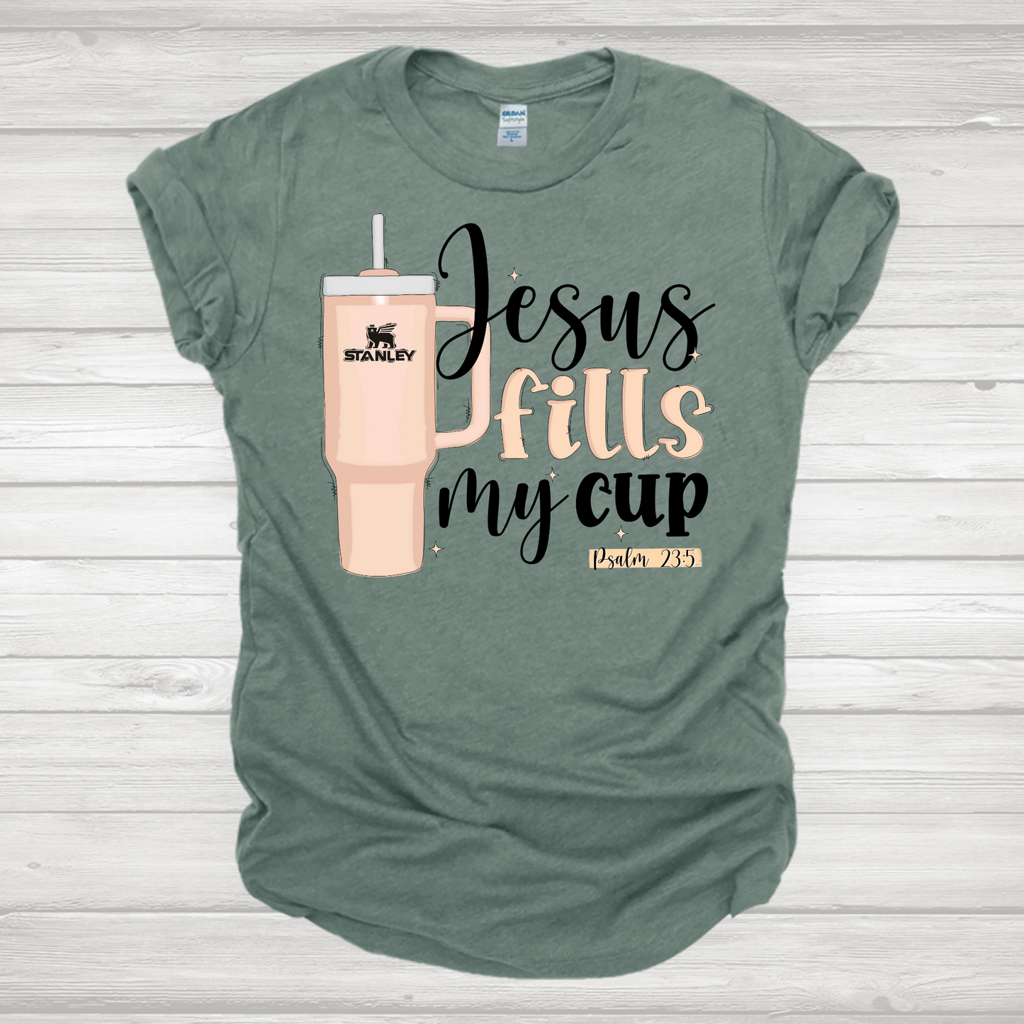 Jesus Fills My Stan Cup Transfer