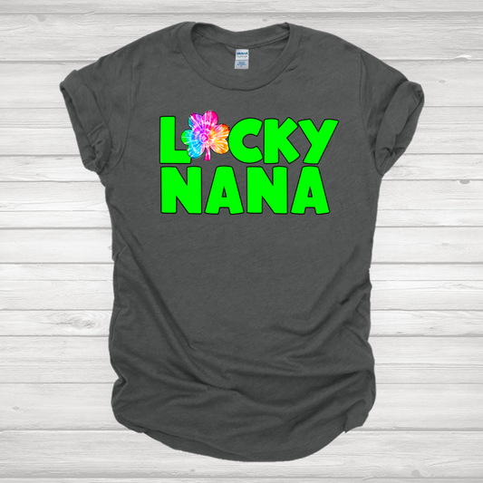 Lucky Nana Tie Dye Transfer