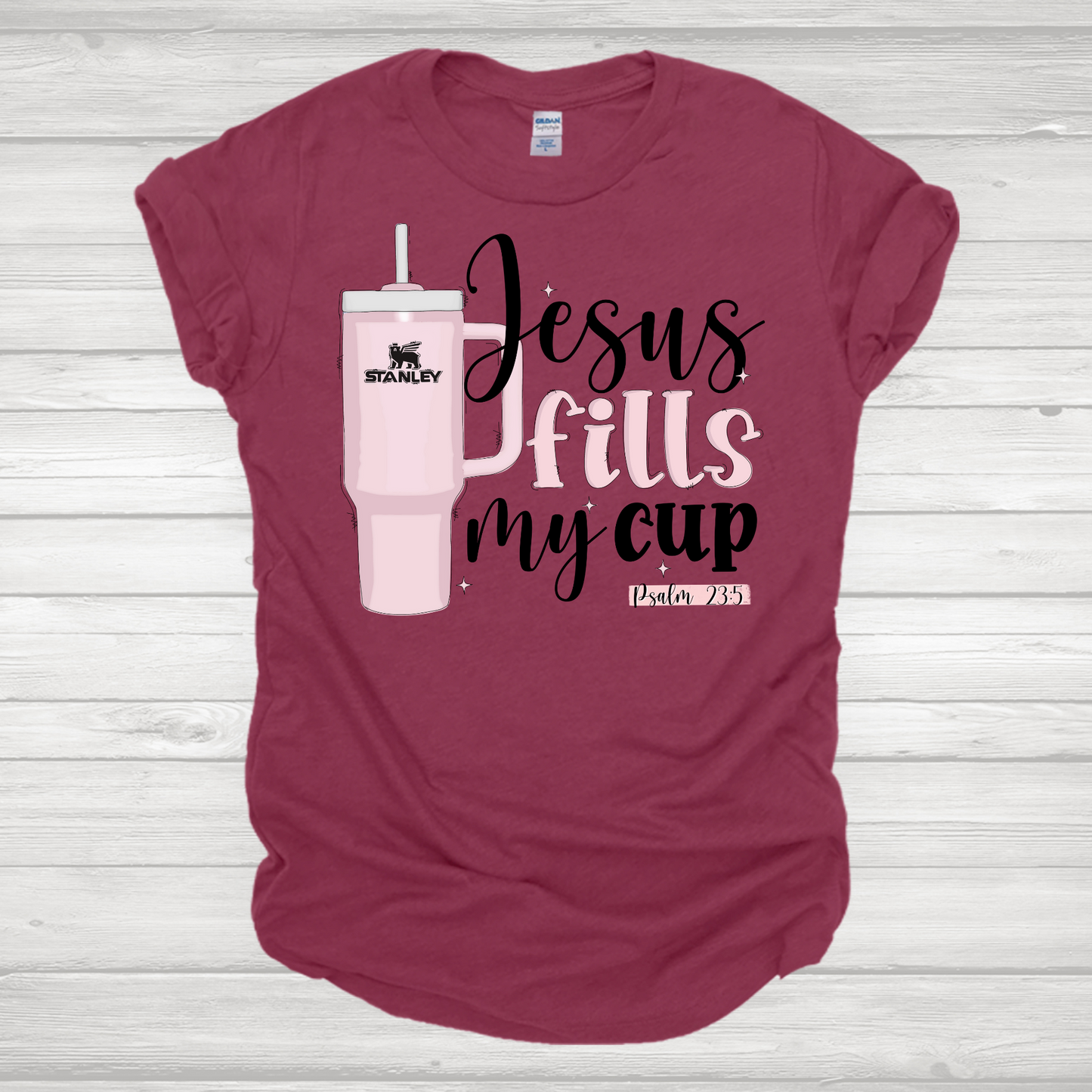 Jesus Fills My Stan Cup Transfer