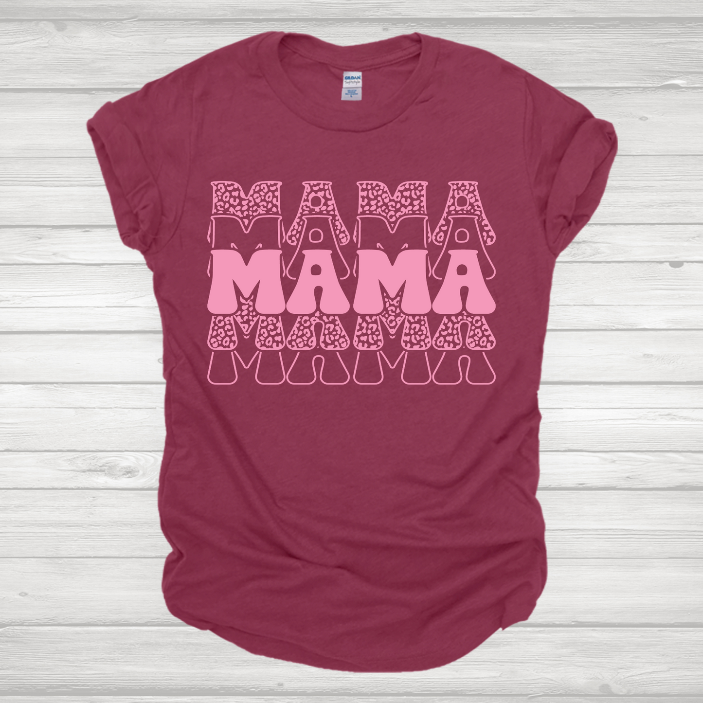 Mama Leopard Pink Transfers