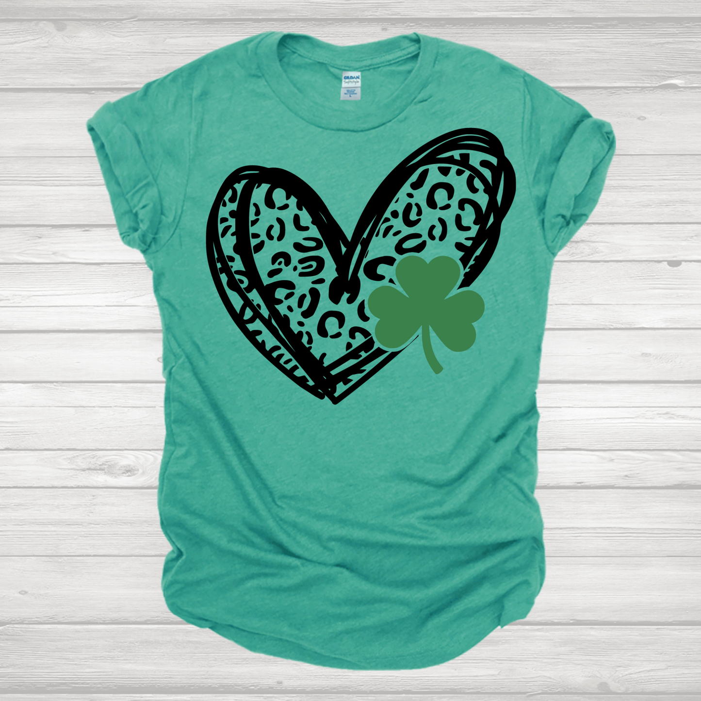 St. Patrick Day Leopard Transfer