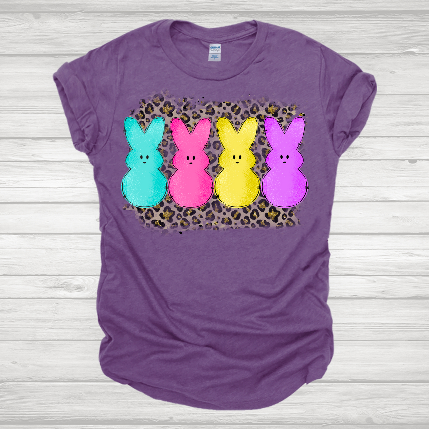 Leopard Peeps Transfer