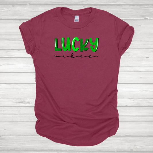 Lucky Vibes Green Transfer