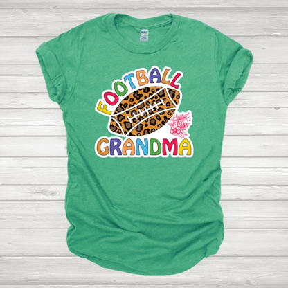 Colorful Football Grandma Transfer