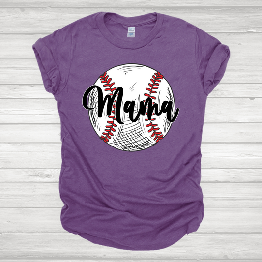 Mama Vintage Baseball Transfer