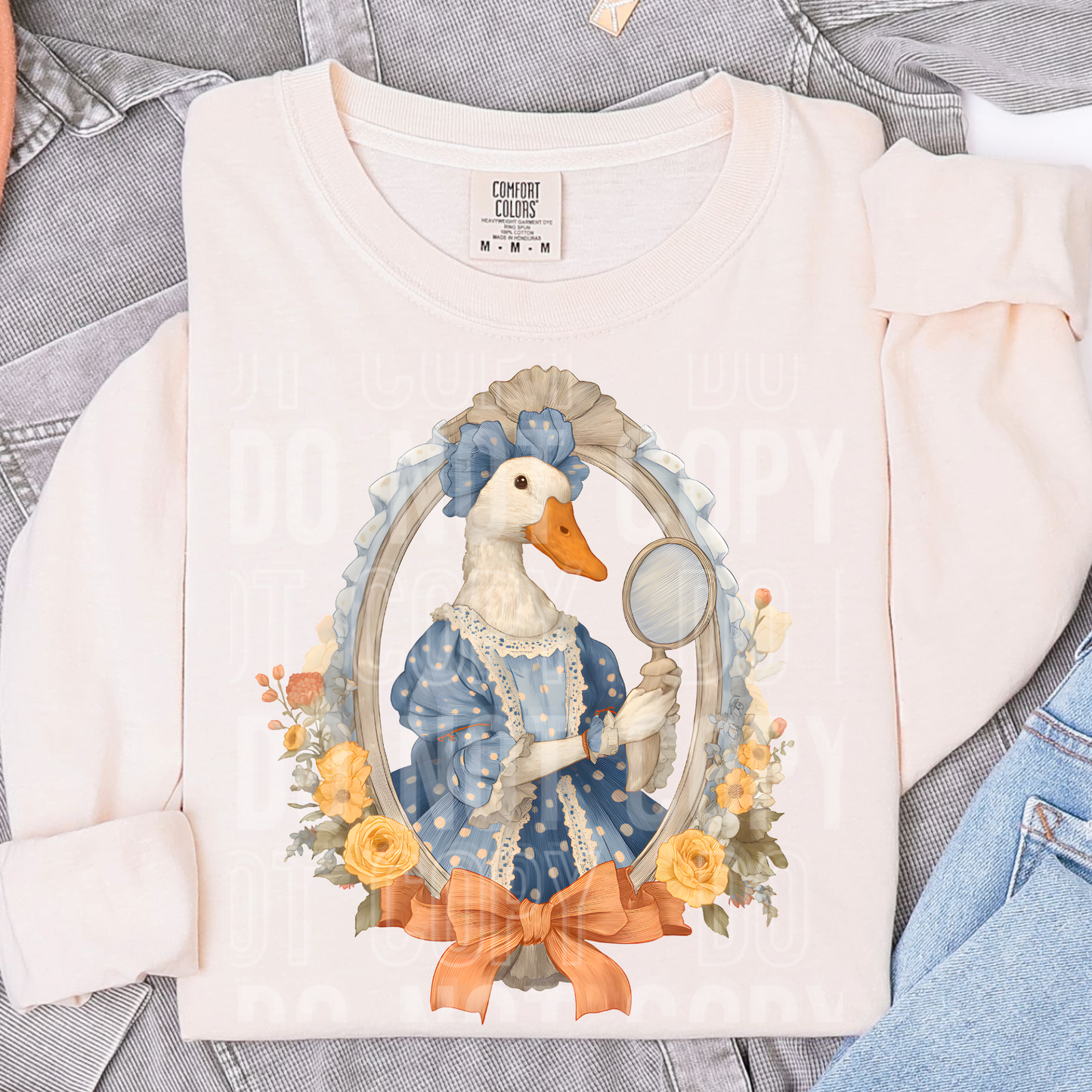 VINTAGE GOOSE MIRROR TRANSFER