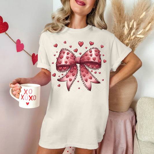 Valentine Love Bow Transfer