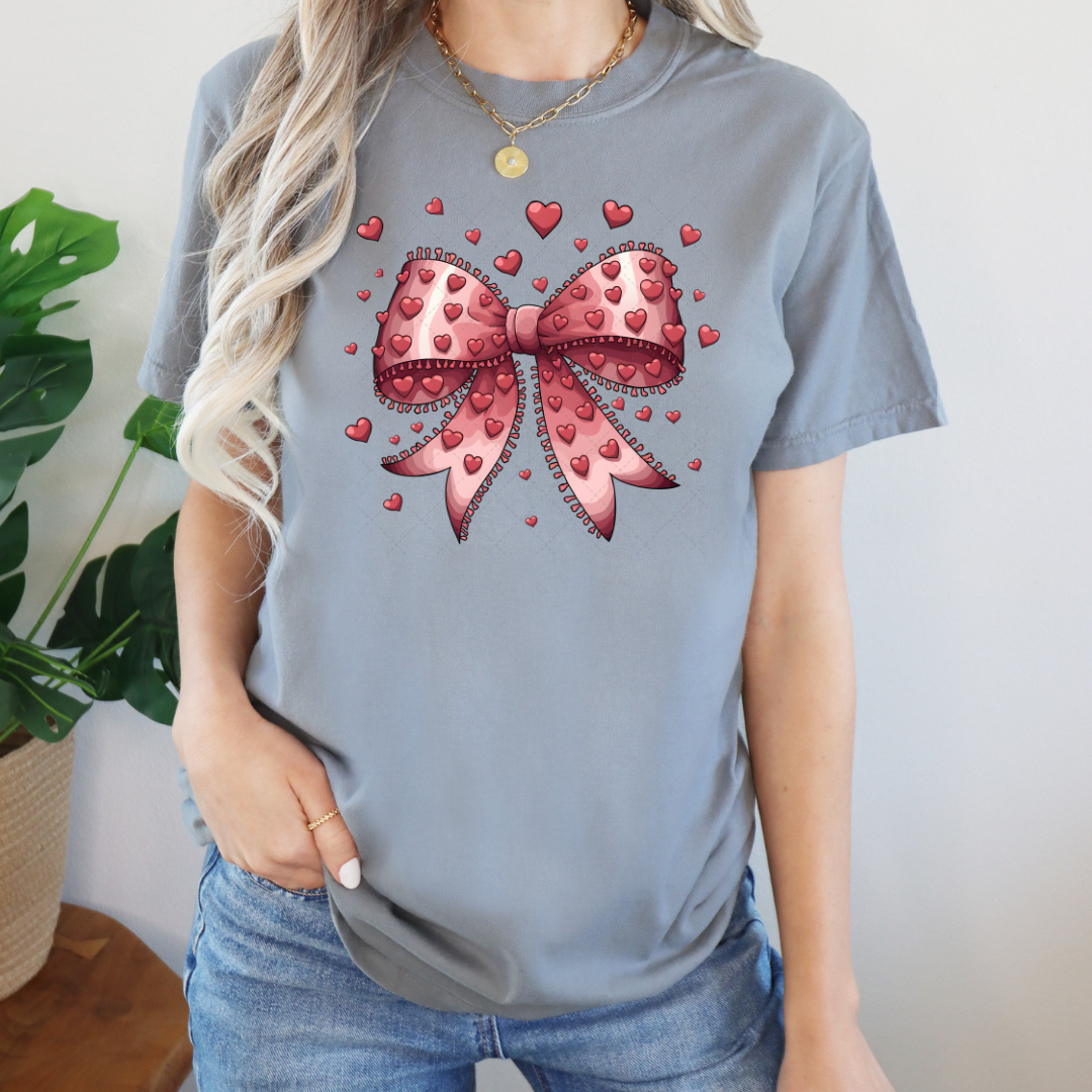 Valentine Love Bow Transfer