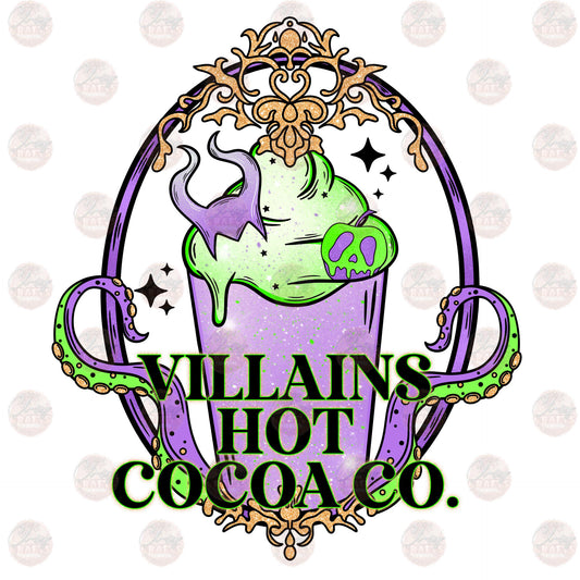 Villain Hot Cocoa - Sublimation Transfer